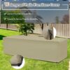 Patiojoy 8PCS Patio Rattan Furniture Set Space-Saving Storage Cushion Grey 6