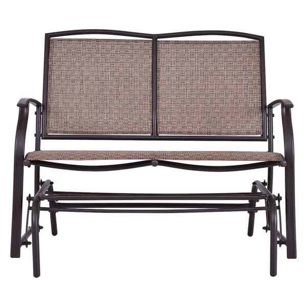 Costway Patio Glider Rocking Bench Double 2 Person Chair Loveseat Armchair Backyard OP70517 2