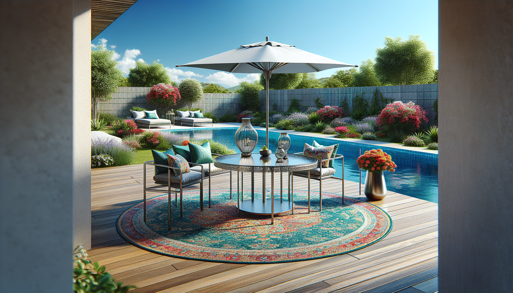 paver patio furniture ideas