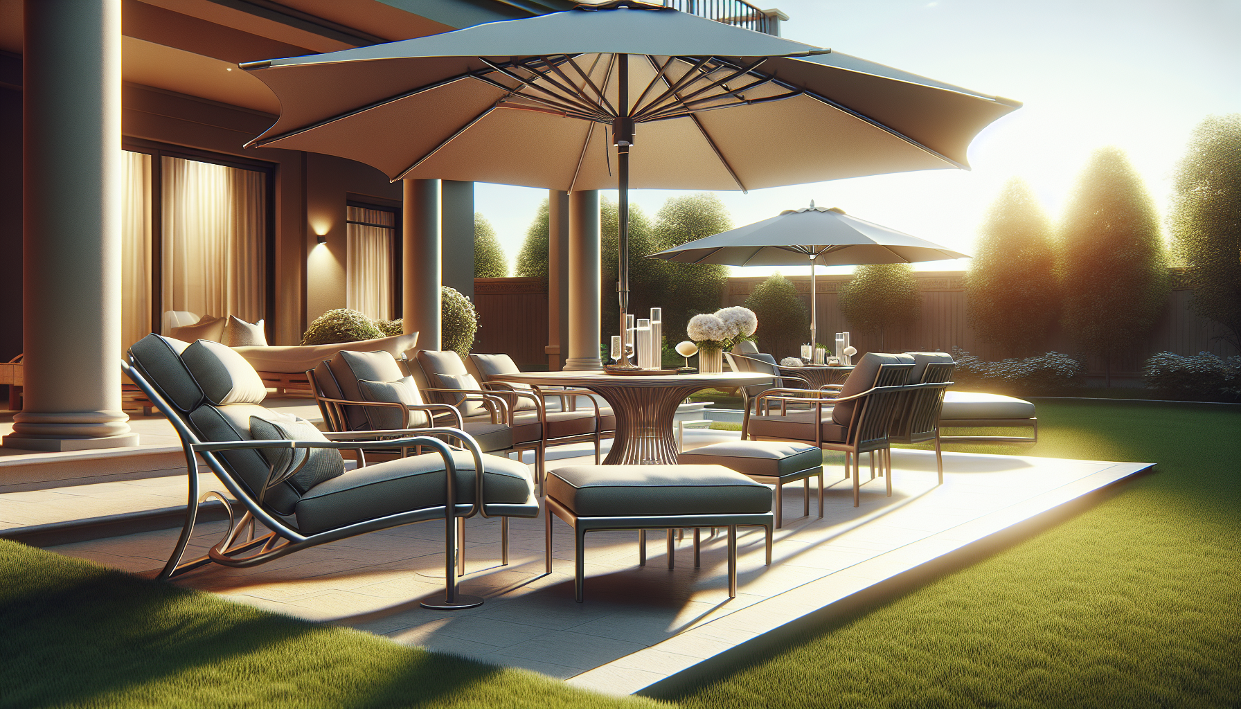 black wicker patio furniture